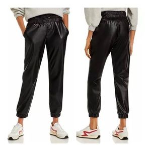 7 For all Mankind faux Leather Jogger